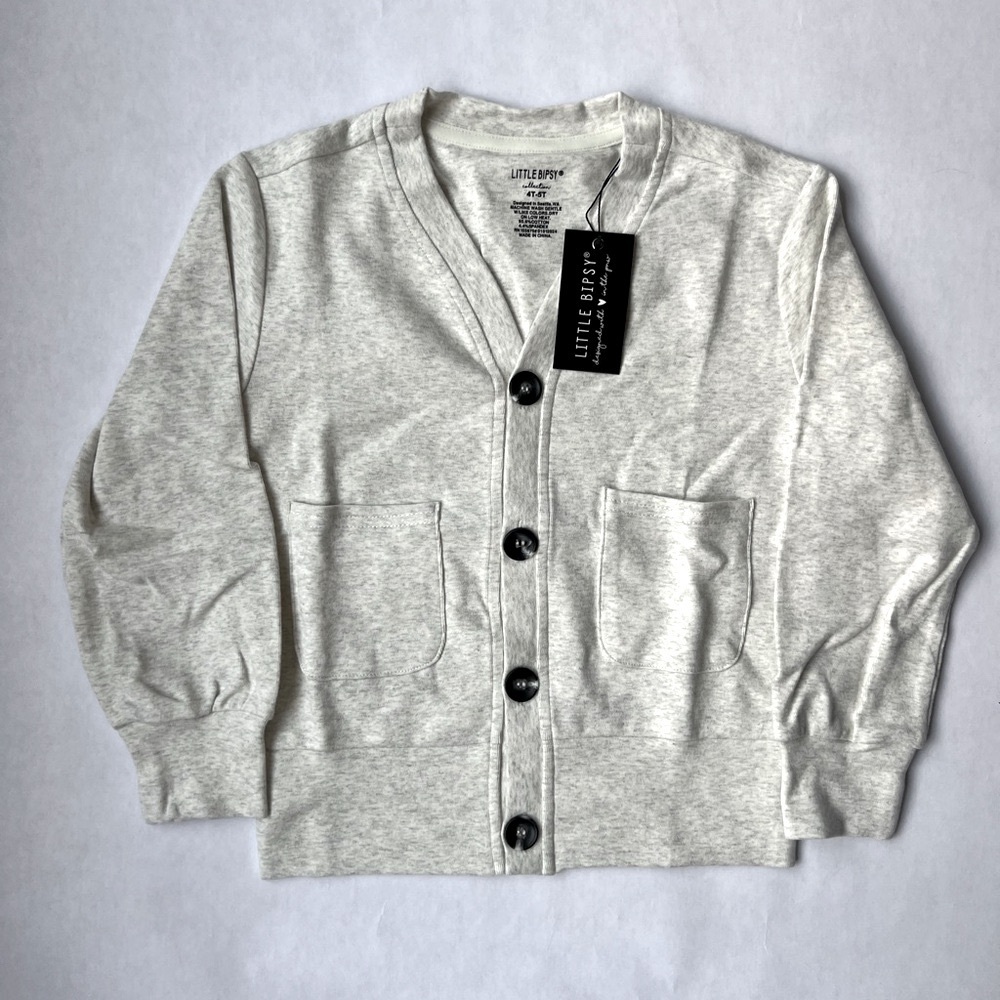 Little Bipsy Heather Grey Cardigan